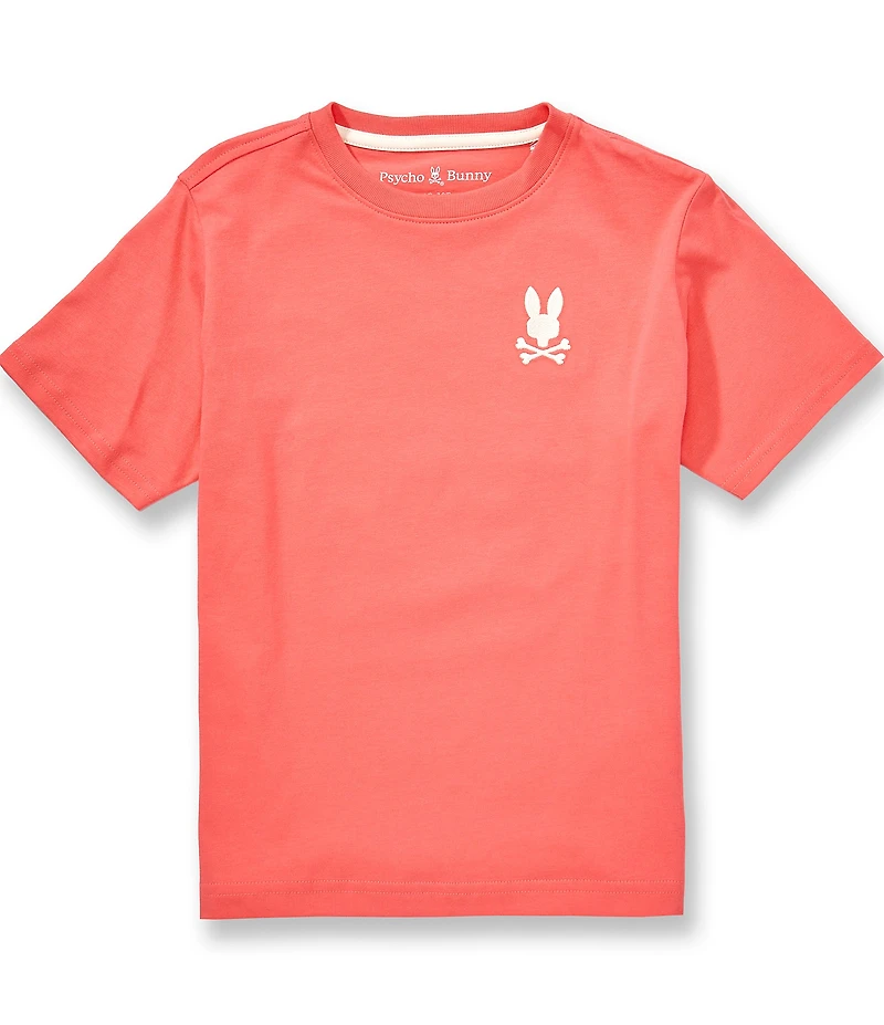 Psycho Bunny Big Boys Short Sleeves Aiden Back Graphic T-Shirt