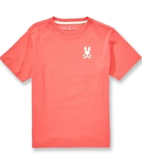 Psycho Bunny Big Boys Short Sleeves Aiden Back Graphic T-Shirt