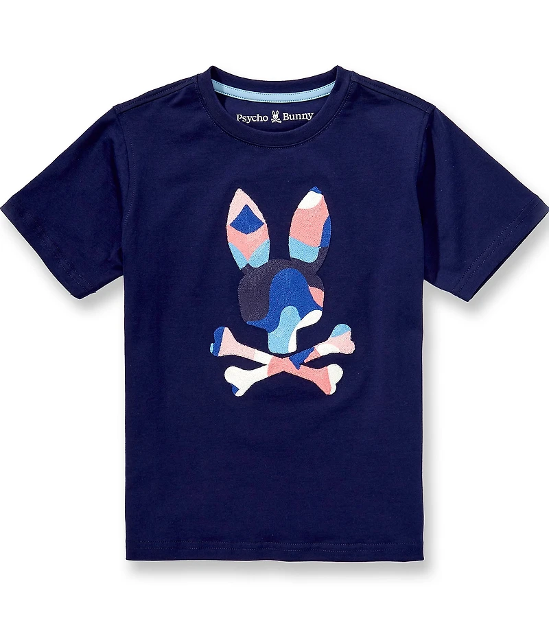 Psycho Bunny Big Boys Short Sleeves ARA Graphic T-Shirt