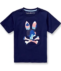 Psycho Bunny Big Boys Short Sleeves ARA Graphic T-Shirt
