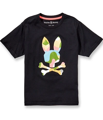 Psycho Bunny Big Boys Short Sleeves ARA Graphic T-Shirt
