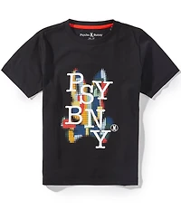 Psycho Bunny Big Boys Wes Short Sleeve Graphic T-Shirt
