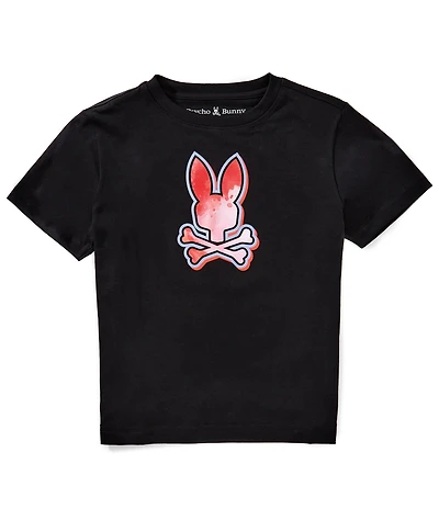 Psycho Bunny Big Little/Boys Short Sleeve William Graphic T-Shirt