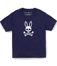 Psycho Bunny Boys Short-Sleeve Nev Ombre Bunny Graphic T-Shirt