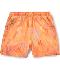 Psycho Bunny Boys Van Printed Volley Shorts