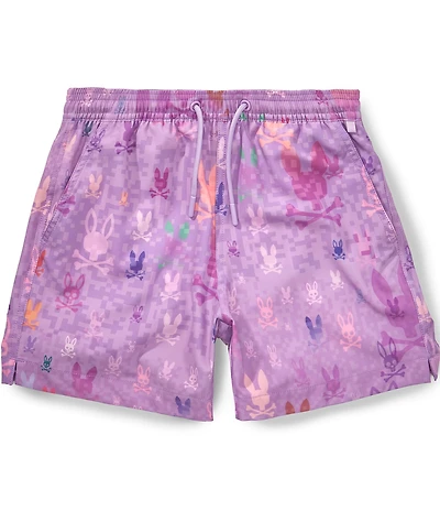 Psycho Bunny Boys Van Printed Volley Shorts