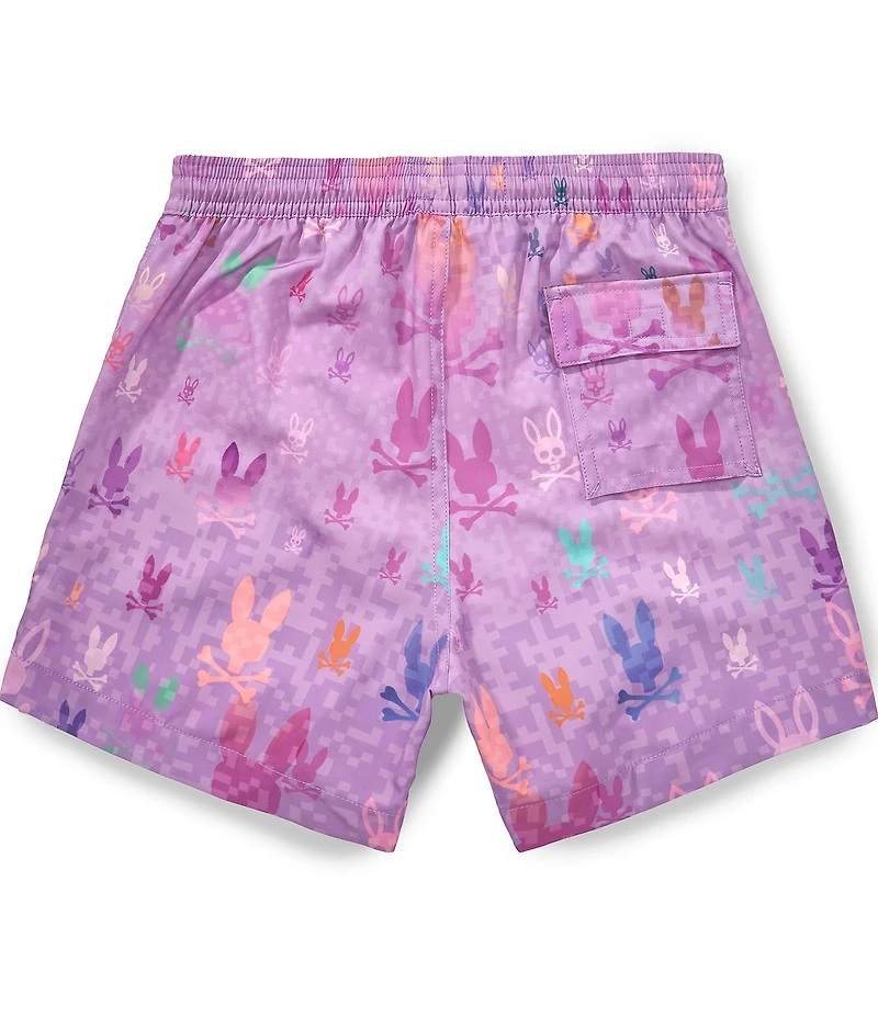 Psycho Bunny Boys Van Printed Volley Shorts