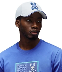 Psycho Bunny Brad Embroidered Logo Baseball Cap