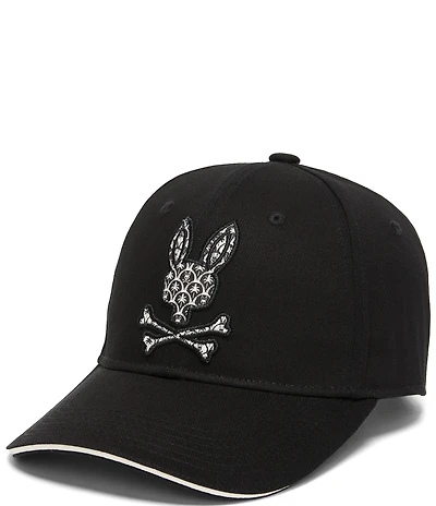 Psycho Bunny Brad Embroidered Logo Baseball Cap