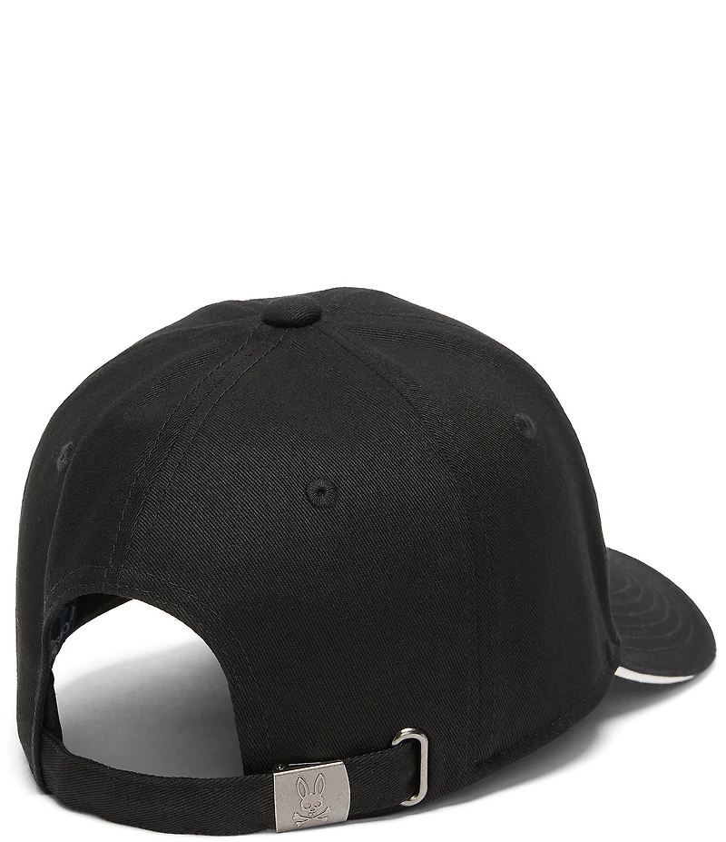 Psycho Bunny Brad Embroidered Logo Baseball Cap
