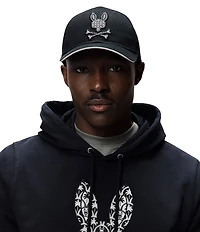 Psycho Bunny Brad Embroidered Logo Baseball Cap