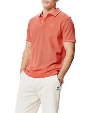 Psycho Bunny Brad Undercollar Pique Short Sleeve Polo Shirt
