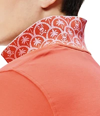 Psycho Bunny Brad Undercollar Pique Short Sleeve Polo Shirt