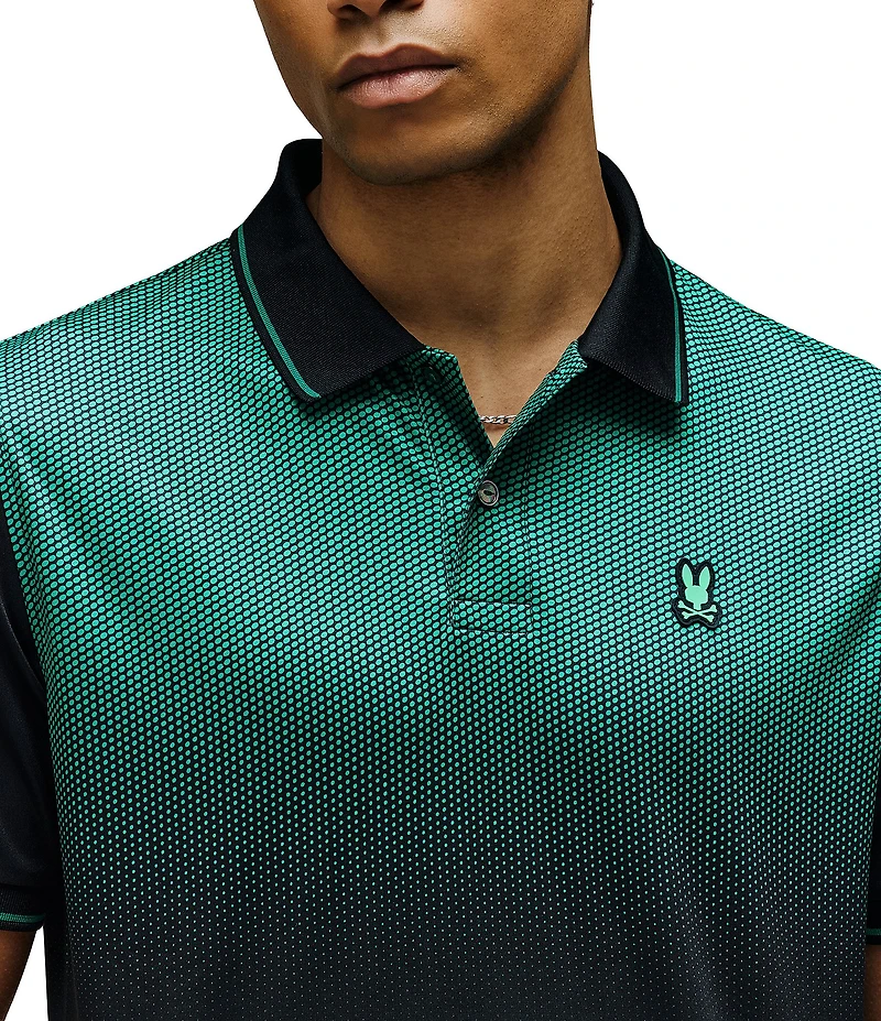 Psycho Bunny Bruce Sport Short Sleeve Polo Shirt