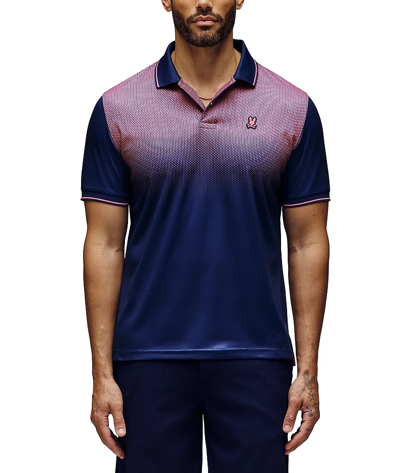 Psycho Bunny Bruce Sport Short Sleeve Polo Shirt