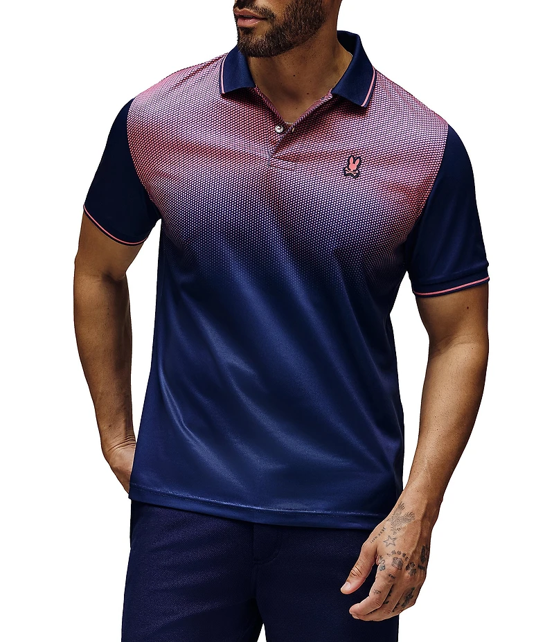 Psycho Bunny Bruce Sport Short Sleeve Polo Shirt