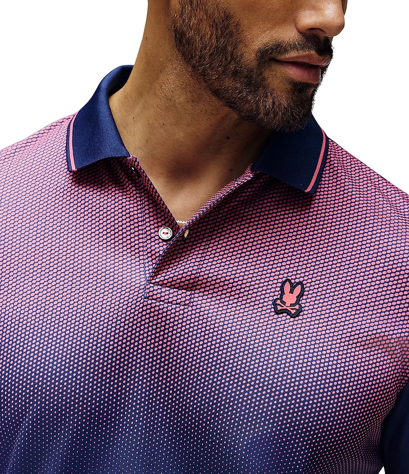 Psycho Bunny Bruce Sport Short Sleeve Polo Shirt