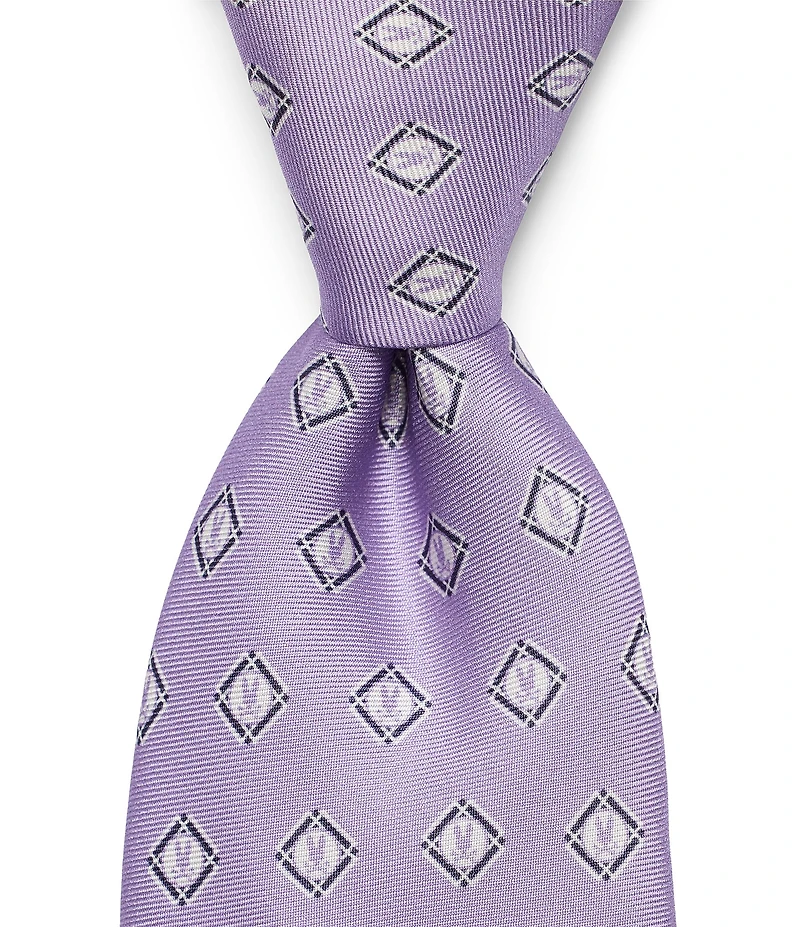 Psycho Bunny Bunny Box Printed 3 1/4#double; Traditional Silk Tie