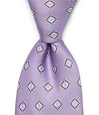 Psycho Bunny Bunny Box Printed 3 1/4#double; Traditional Silk Tie