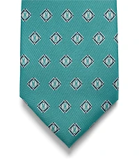 Psycho Bunny Bunny Box Printed 3 1/4#double; Traditional Silk Tie