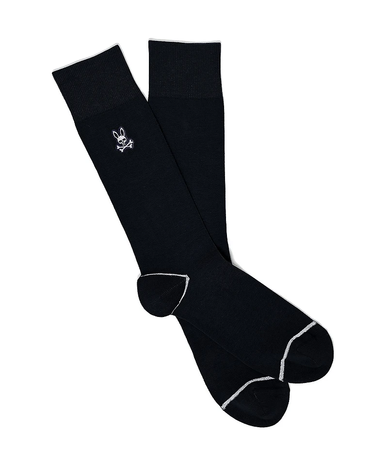 Psycho Bunny Bunny Logo Crew Dress Socks 3-Pack