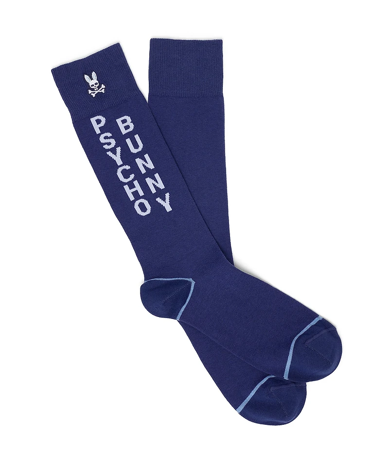 Psycho Bunny Bunny Logo Crew Dress Socks 3-Pack