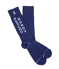 Psycho Bunny Bunny Logo Crew Dress Socks 3-Pack