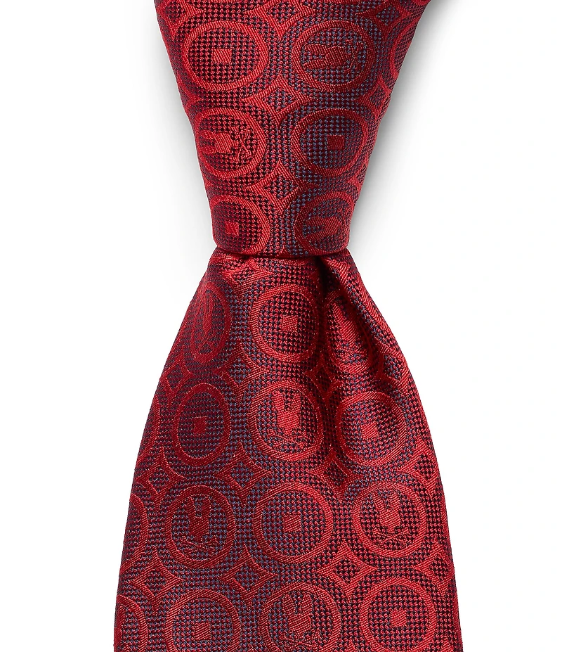 Psycho Bunny Bunny Medallion Print 3 1/4#double; Silk Tie