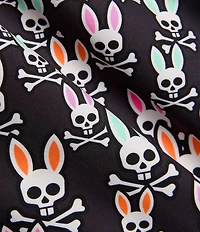 Psycho Bunny Byron Allover Bunny Printed 5.75#double; Inseam Swim Trunks