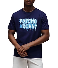 Psycho Bunny Carl Wordmark Graphic Short Sleeve T-Shirt