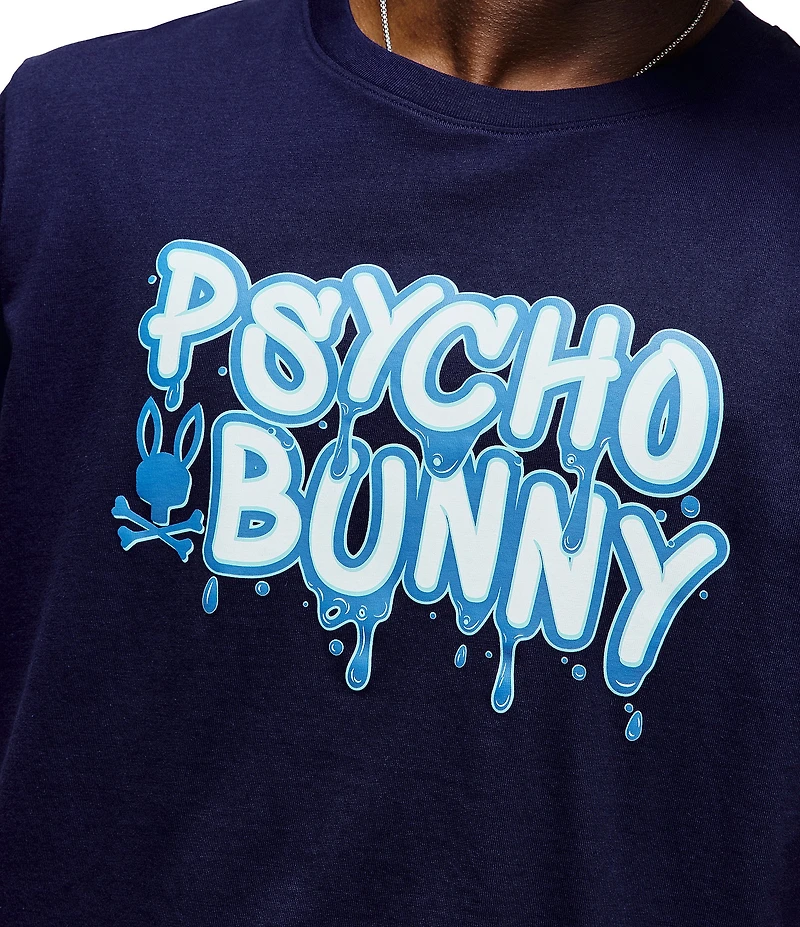 Psycho Bunny Carl Wordmark Graphic Short Sleeve T-Shirt