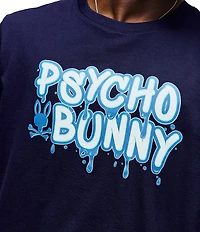 Psycho Bunny Carl Wordmark Graphic Short Sleeve T-Shirt