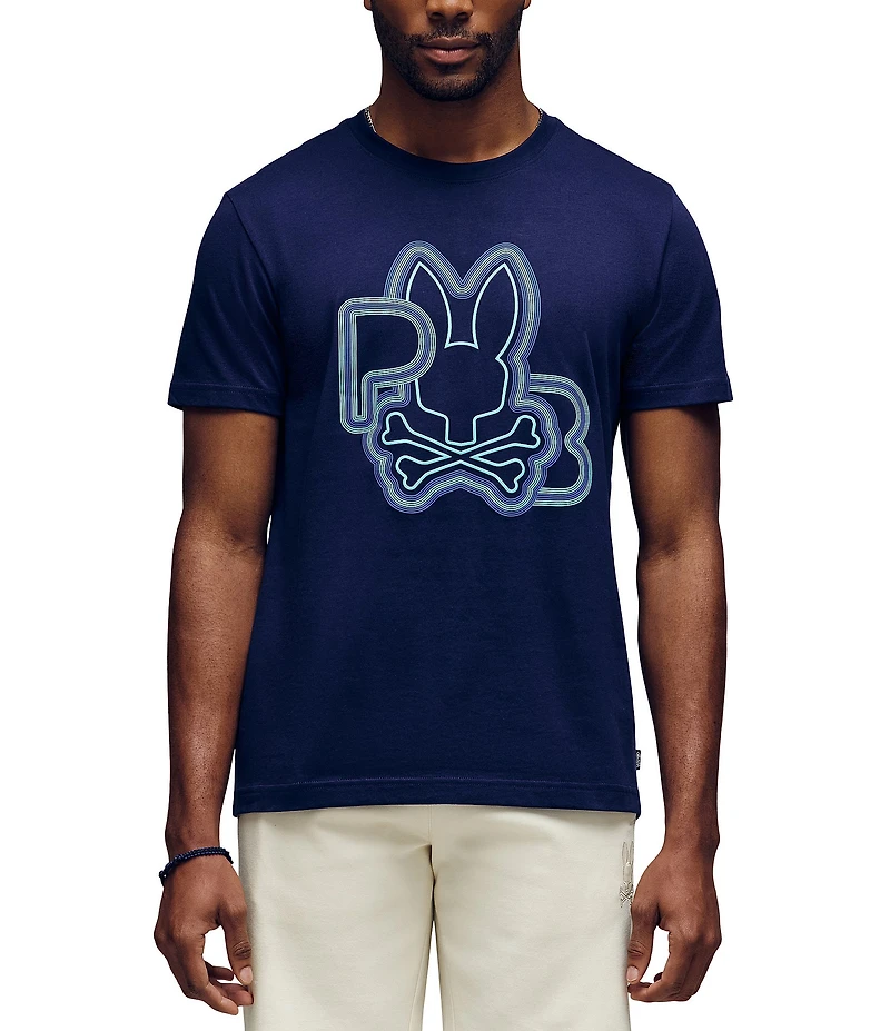 Psycho Bunny Carlo Graphic Short Sleeve T-Shirt