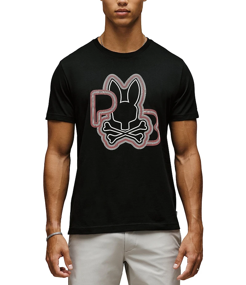 Psycho Bunny Carlo Graphic Short Sleeve T-Shirt
