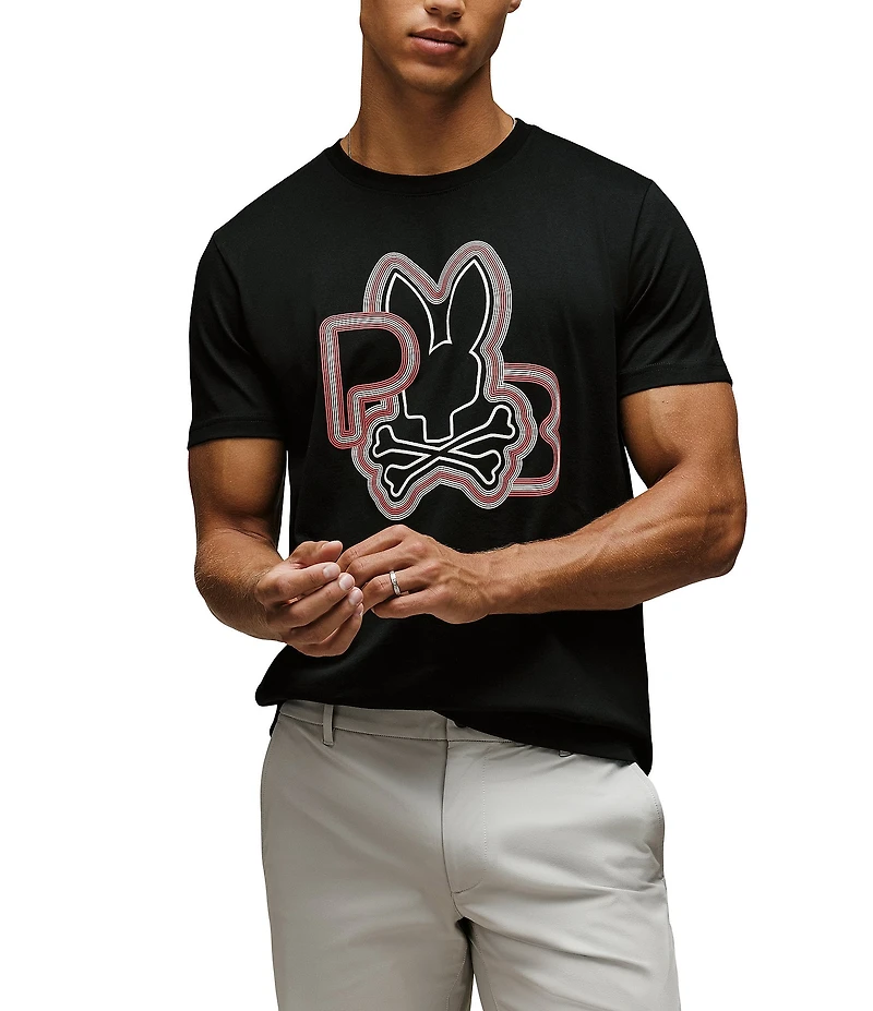Psycho Bunny Carlo Graphic Short Sleeve T-Shirt