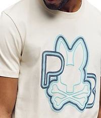 Psycho Bunny Carlo Graphic Short Sleeve T-Shirt