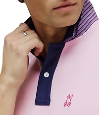 Psycho Bunny Carlos Pique Short Sleeve Polo Shirt