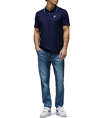 Psycho Bunny Cedric Pique Short Sleeve Polo Shirt