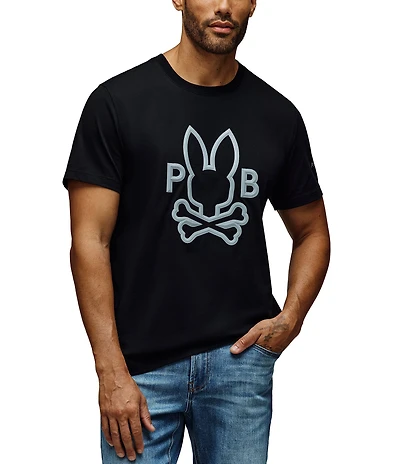 Psycho Bunny Chris Graphic Short Sleeve T-Shirt