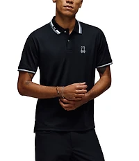 Psycho Bunny Chris Performance Pique Short Sleeve Polo Shirt