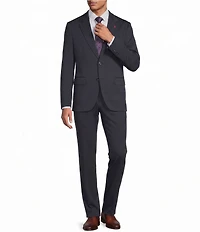 Psycho Bunny Classic Fit Solid Flat Front 2-Piece Suit