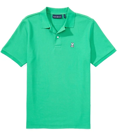 Psycho Bunny Classic Short Sleeve Solid Polo Shirt