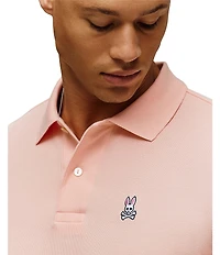 Psycho Bunny Classic Short Sleeve Solid Polo Shirt