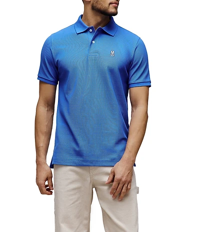 Psycho Bunny Classic Short Sleeve Solid Polo Shirt