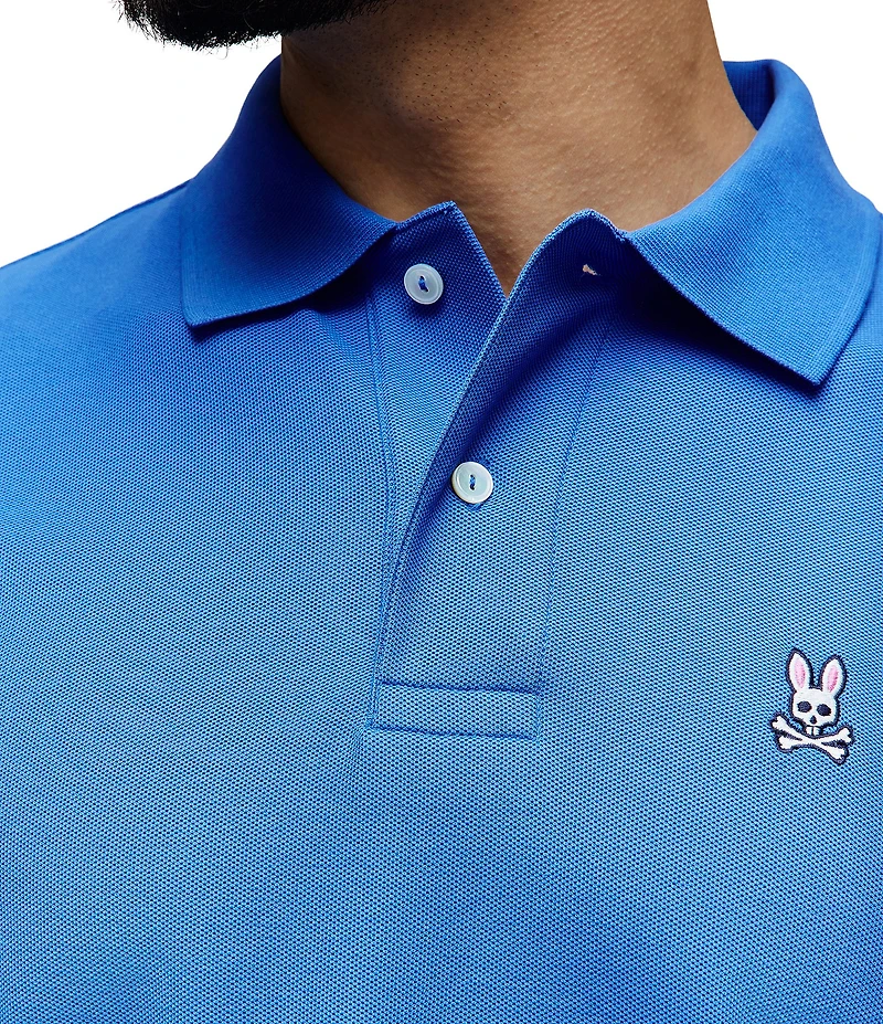 Psycho Bunny Classic Short Sleeve Solid Polo Shirt