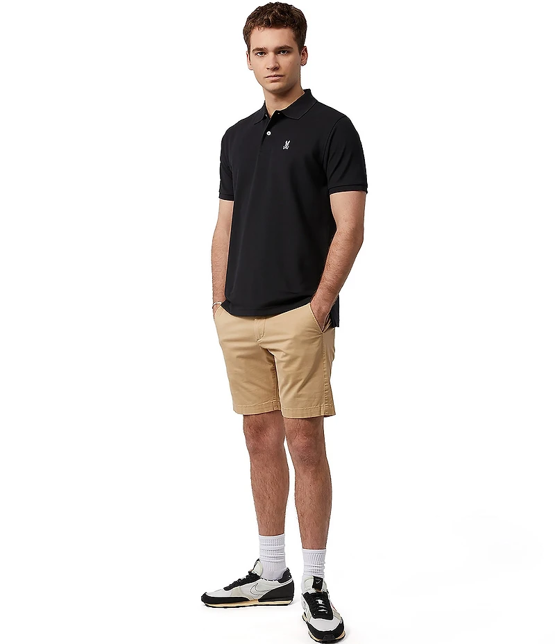 Psycho Bunny Classic Short Sleeve Solid Polo Shirt