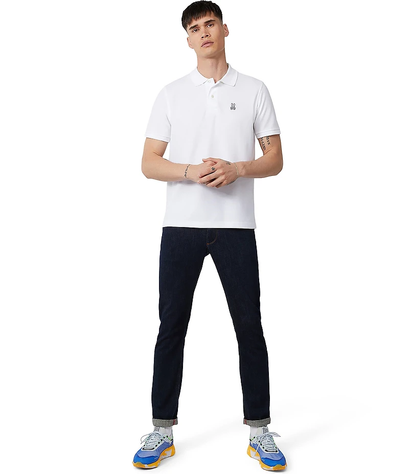 Psycho Bunny Classic Short Sleeve Solid Polo Shirt