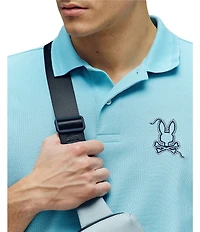 Psycho Bunny Cyrus Pique Short Sleeve Polo Shirt