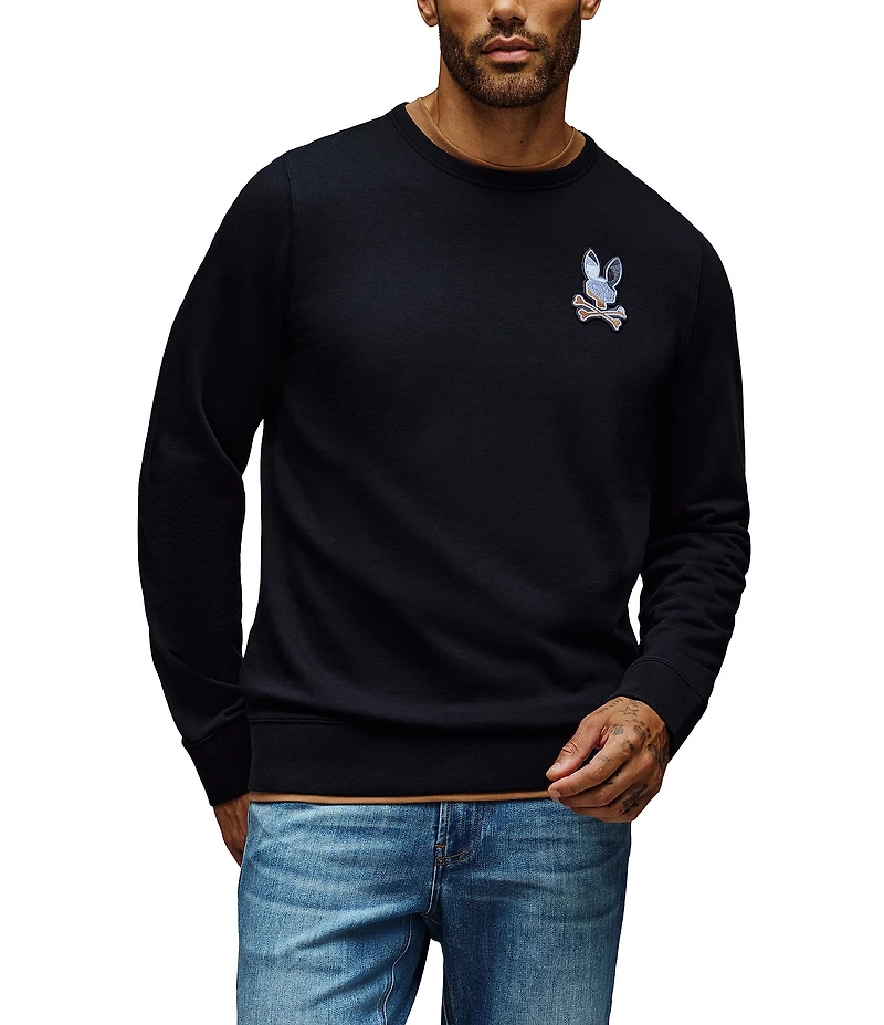 Psycho Bunny Dante Embroidery Crewneck Pullover