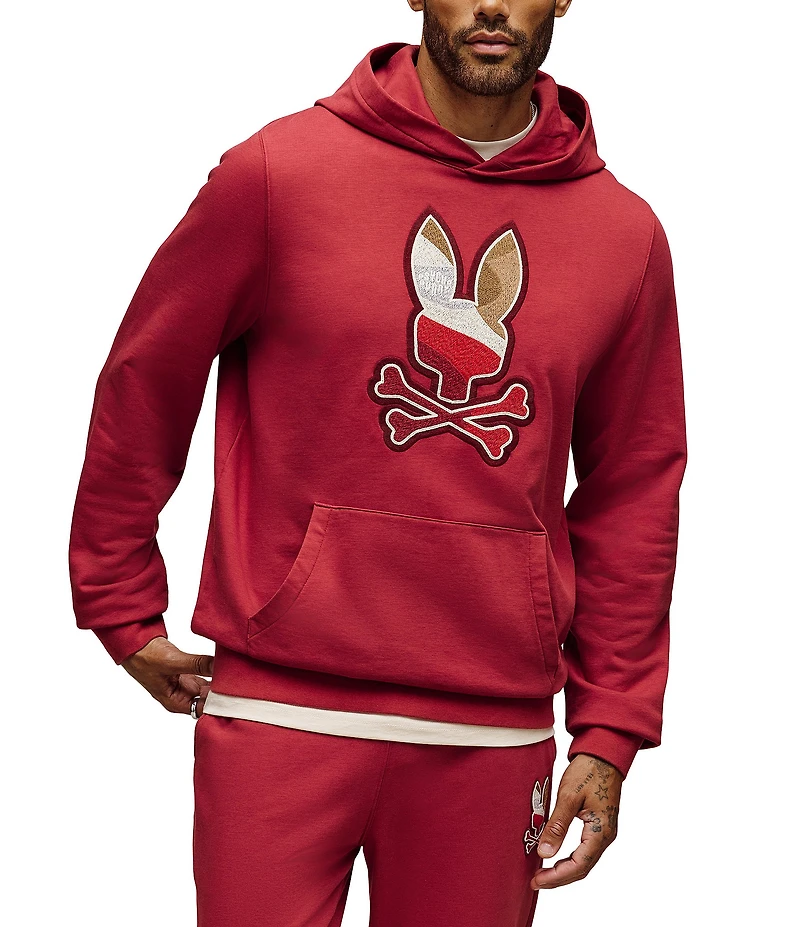 Psycho Bunny Dante Embroidery Knit Hoodie